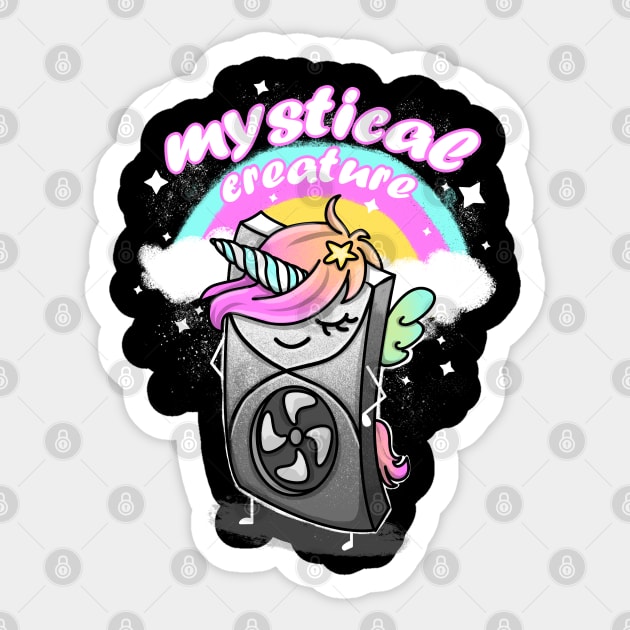 Mystical creature Sticker by IlonaHibernis